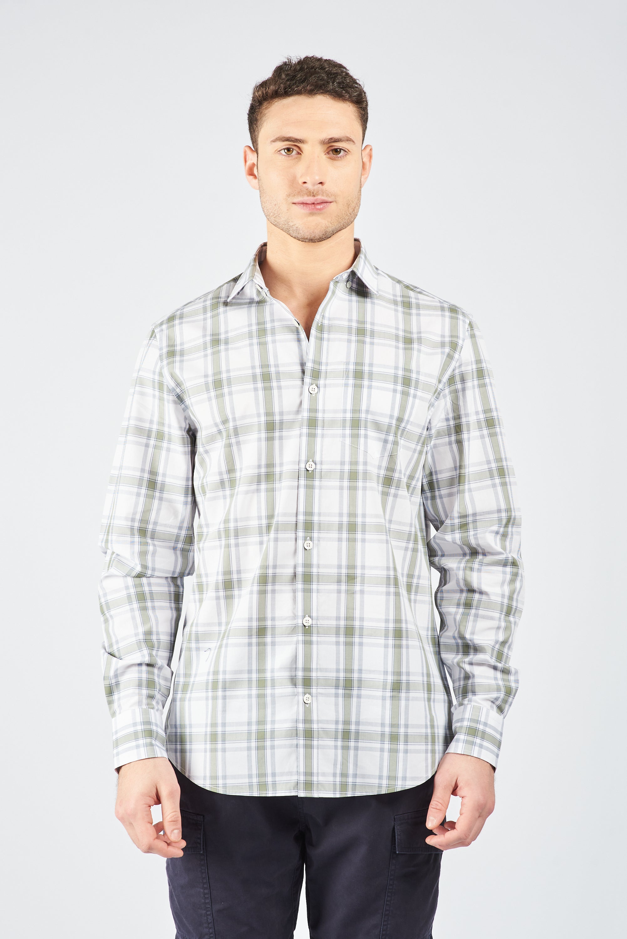 CAMISA MANGA LARGA FAENZA GREEN