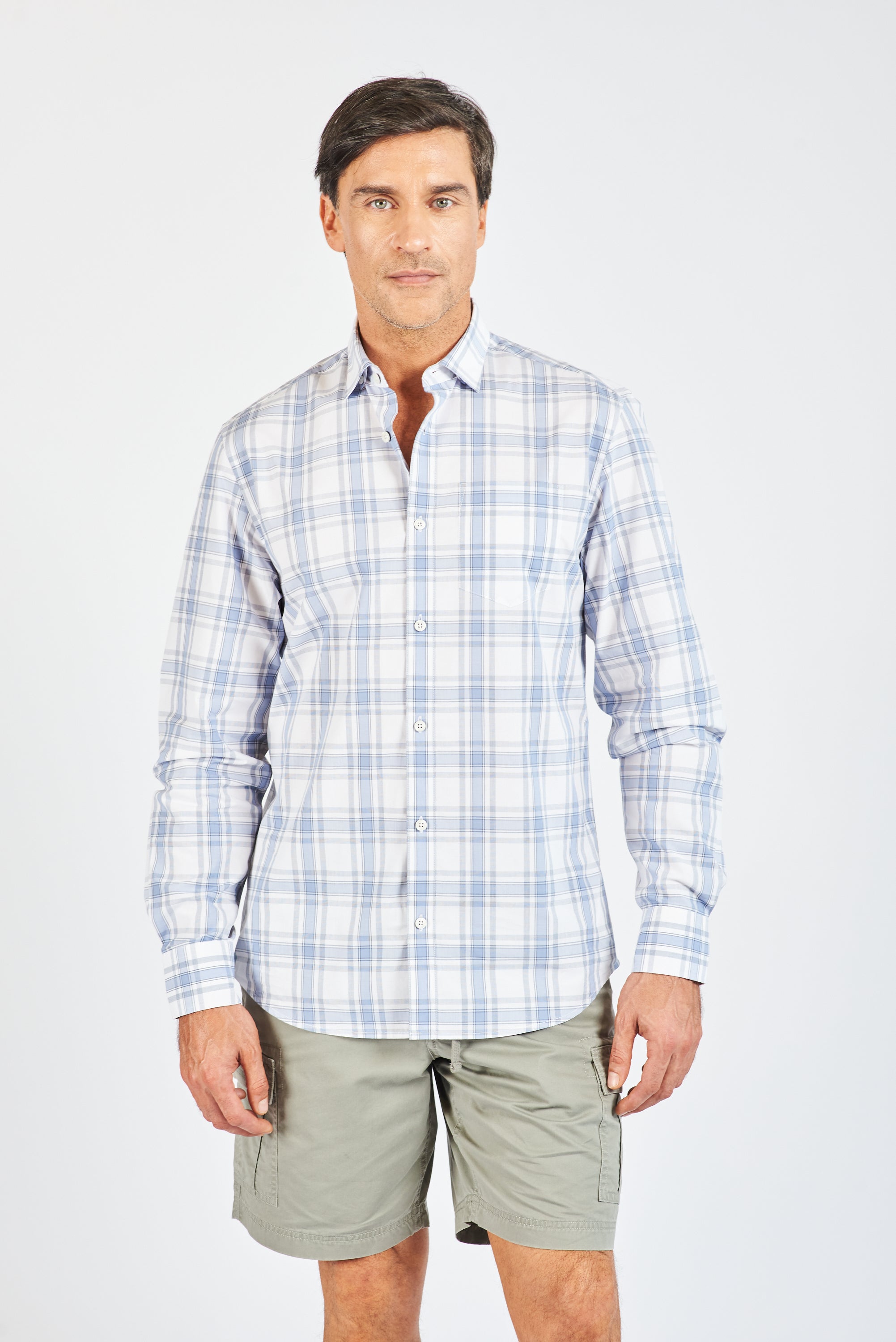 CAMISA MANGA LARGA FAENZA LT. BLUE