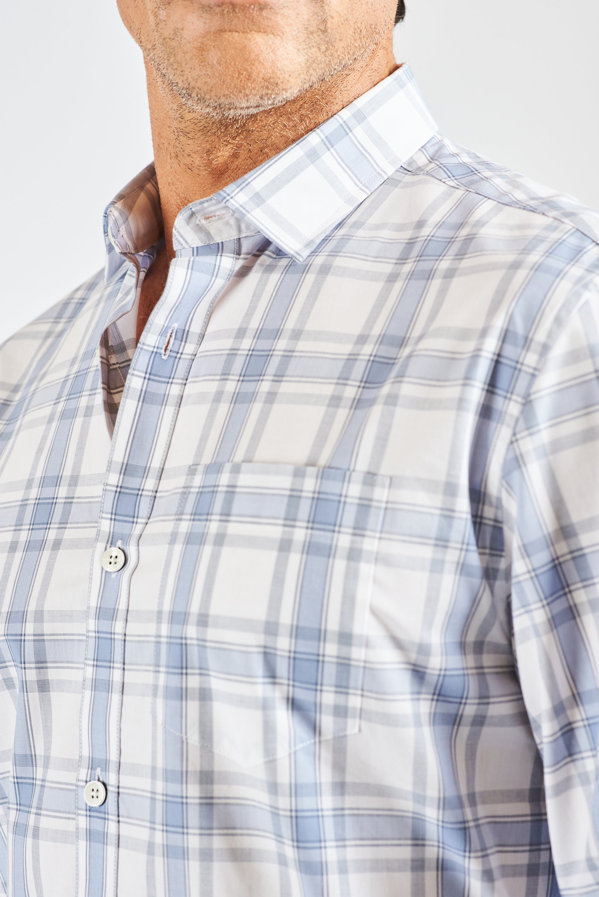 CAMISA MANGA LARGA FAENZA LT. BLUE