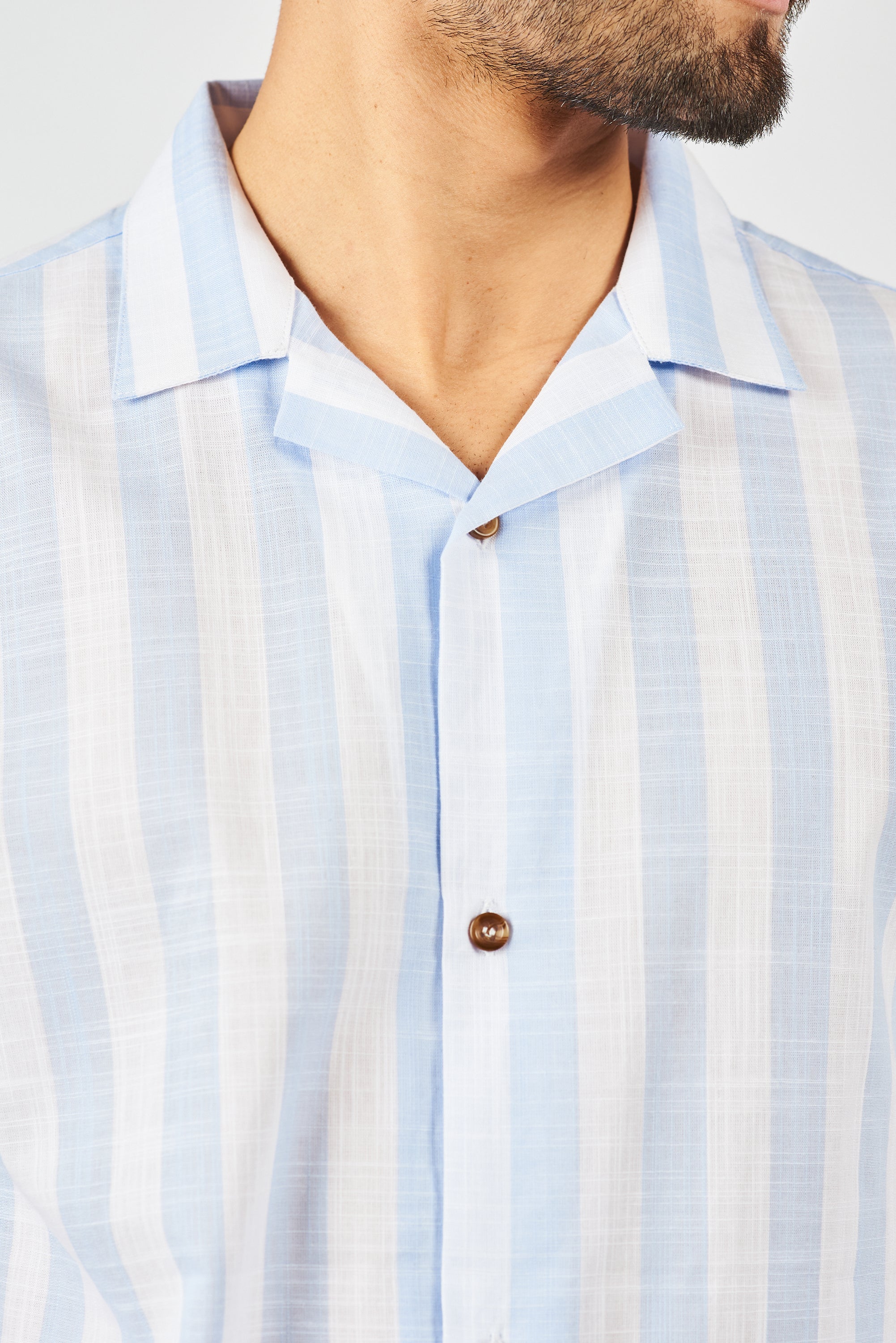 CAMISA MANGA CORTA FORMENTERA LT. BLUE