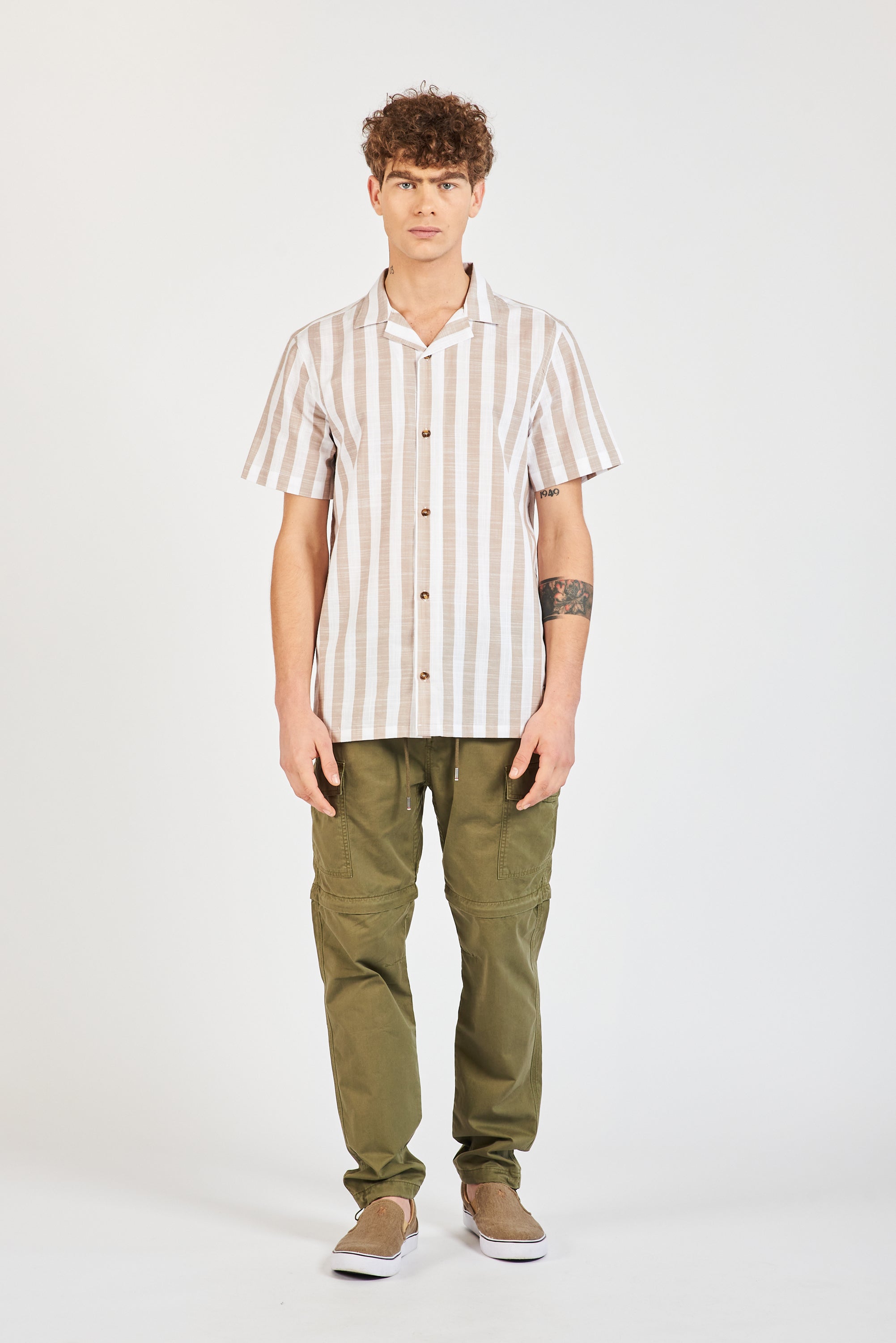 CAMISA MANGA CORTA FORMENTERA TOASTED