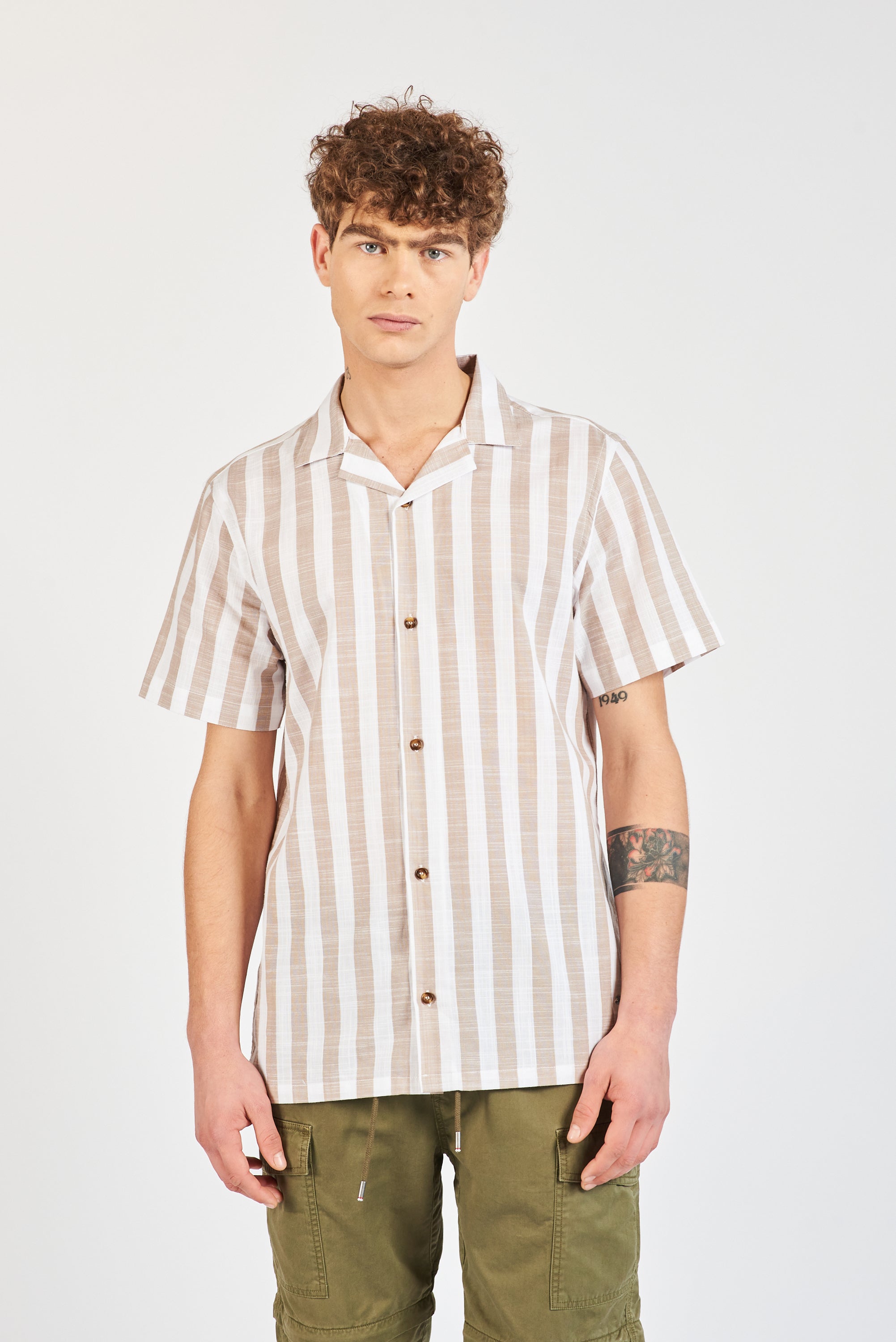 CAMISA MANGA CORTA FORMENTERA TOASTED