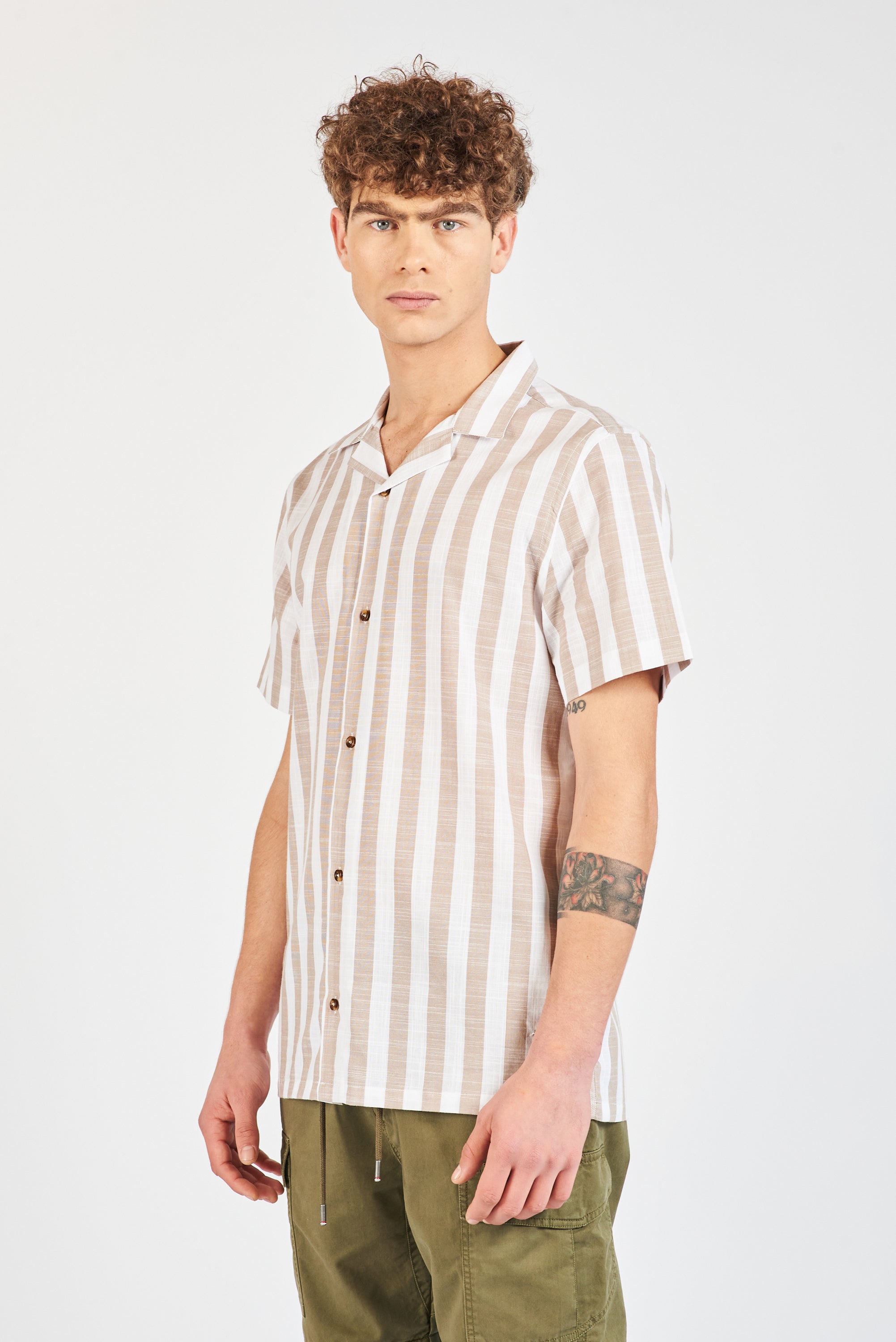 CAMISA MANGA CORTA FORMENTERA TOASTED