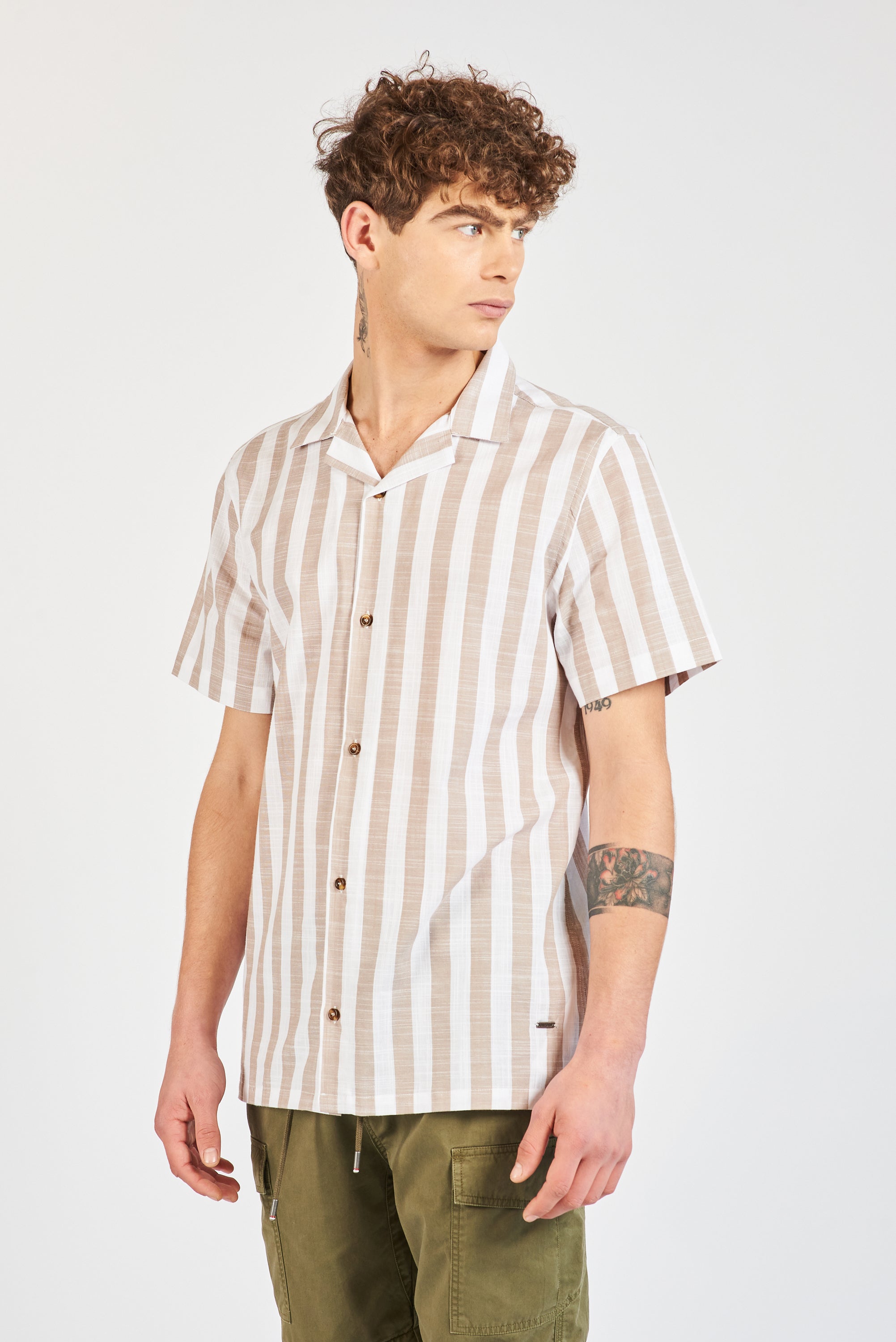 CAMISA MANGA CORTA FORMENTERA TOASTED