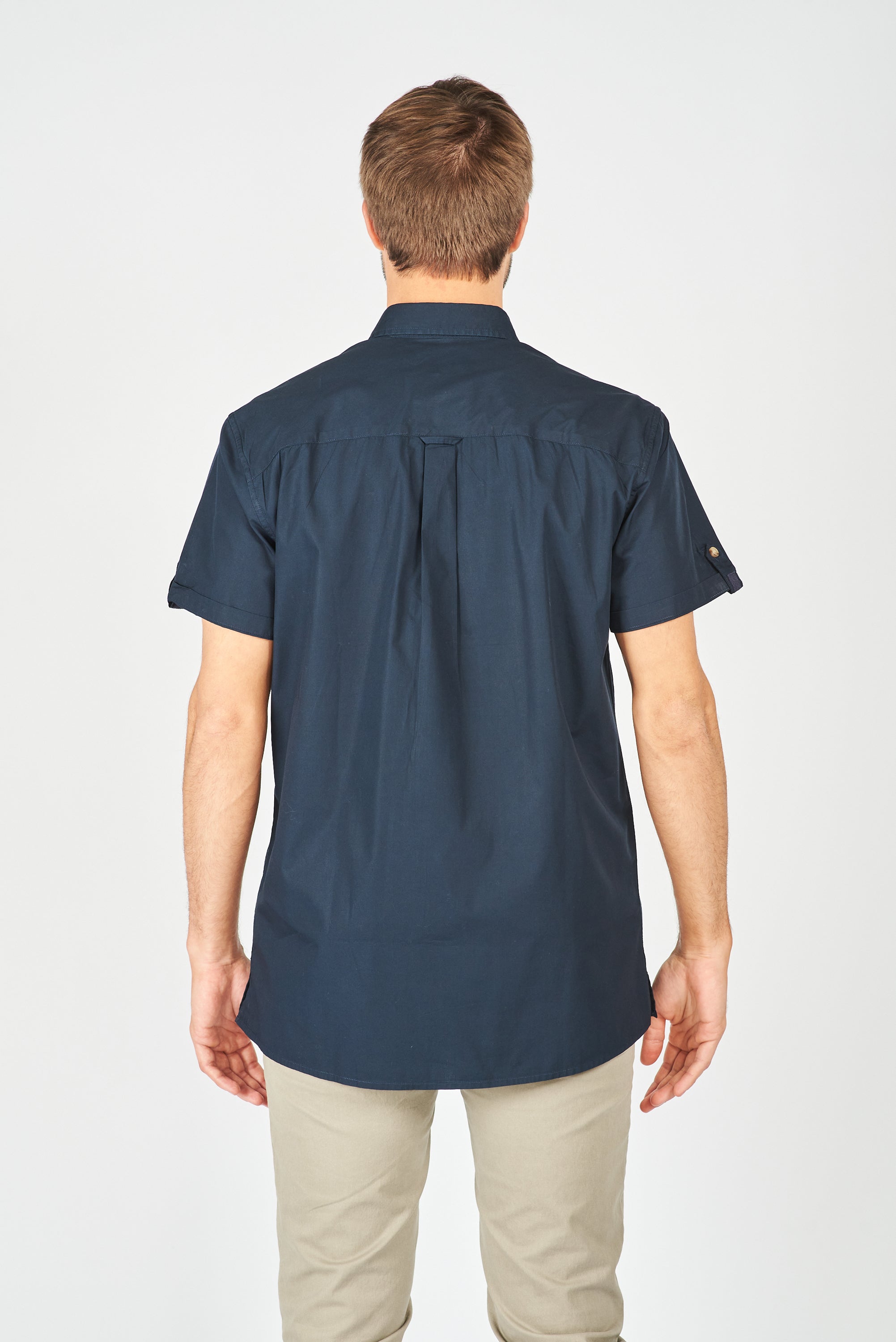 CAMISA MANGA CORTA GROSSETO NAVY