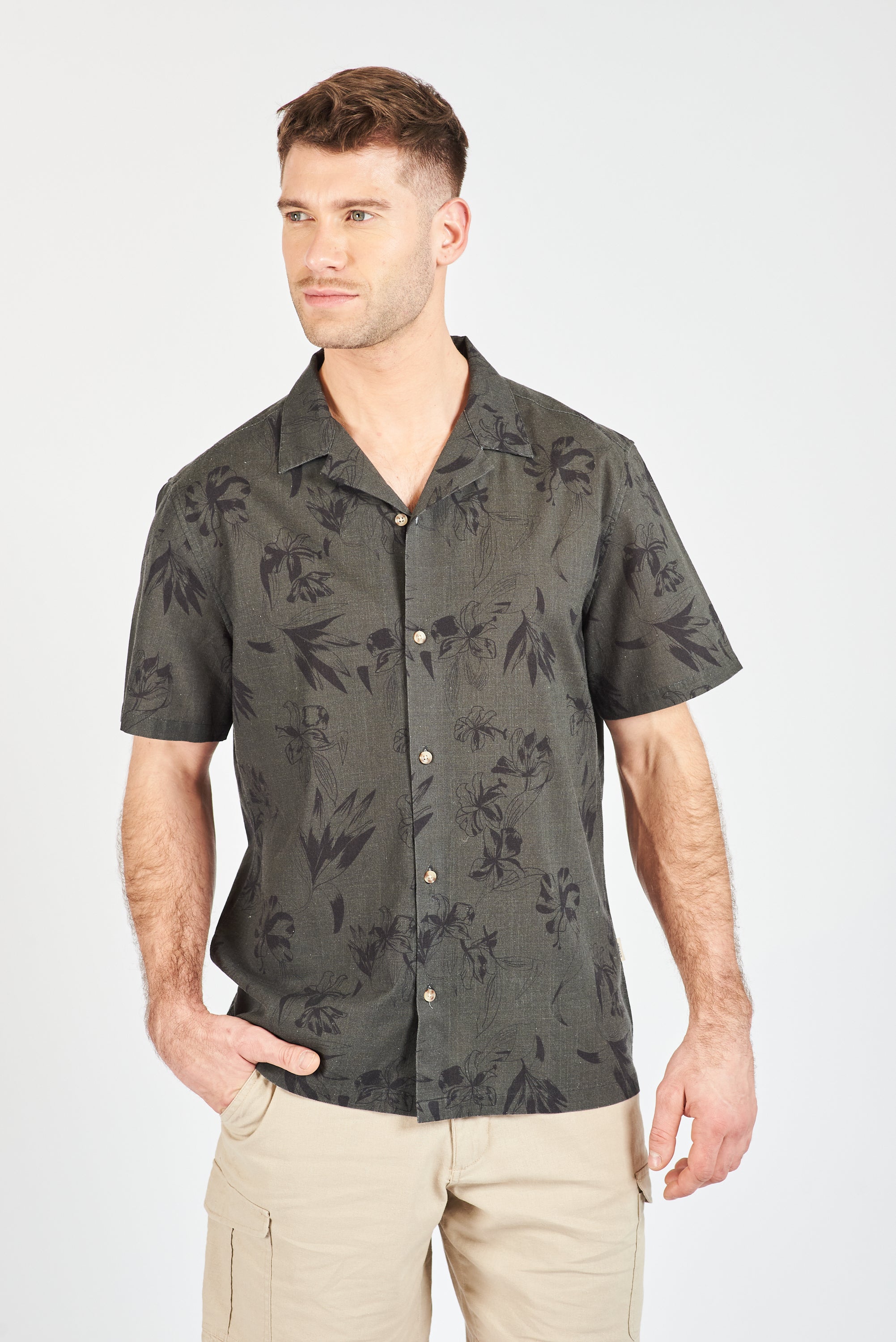 CAMISA MANGA CORTA LINZ GREEN