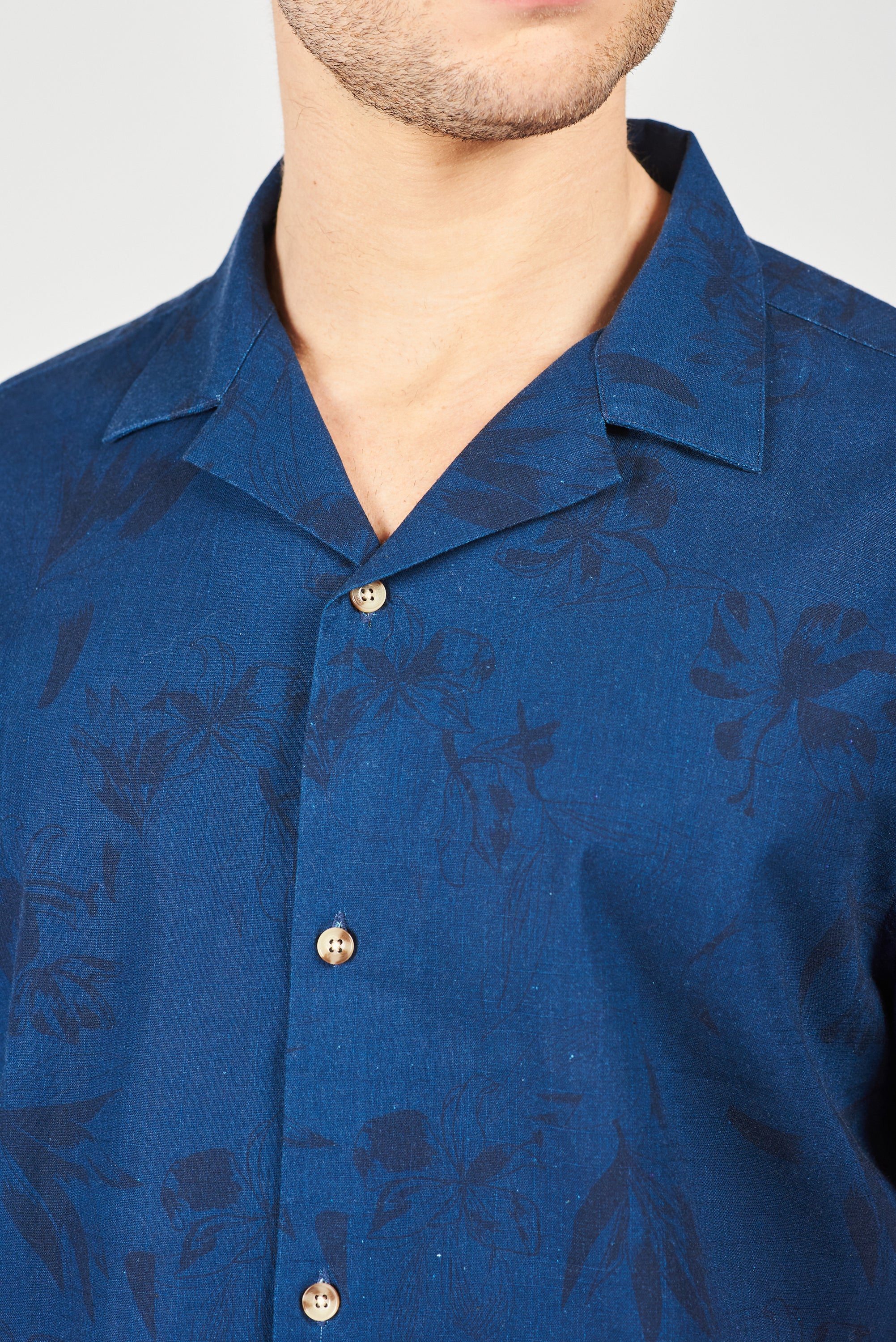 CAMISA MANGA CORTA LINZ NAVY