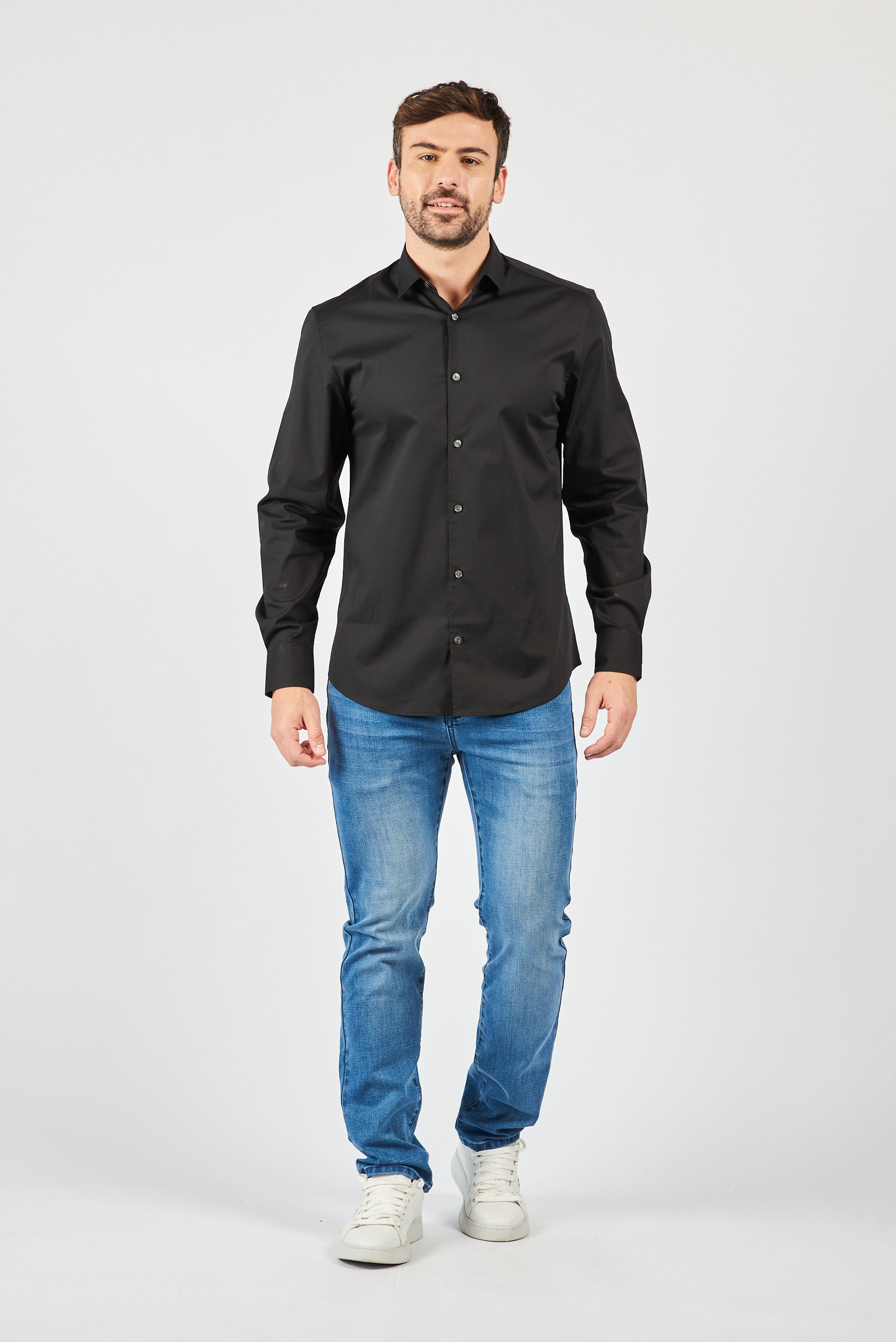 CAMISA MANGA LARGA PRANA BLACK