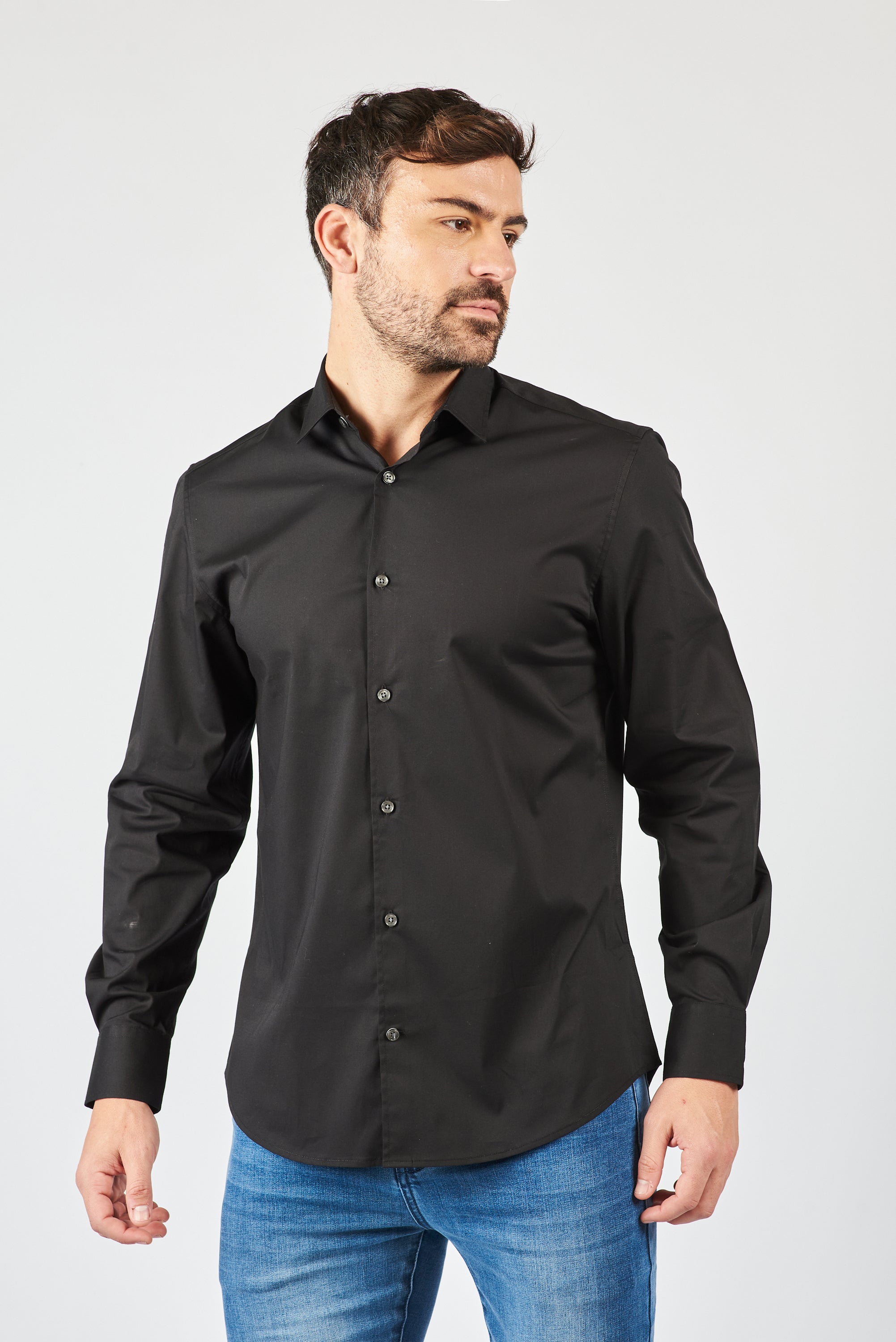 CAMISA MANGA LARGA PRANA BLACK