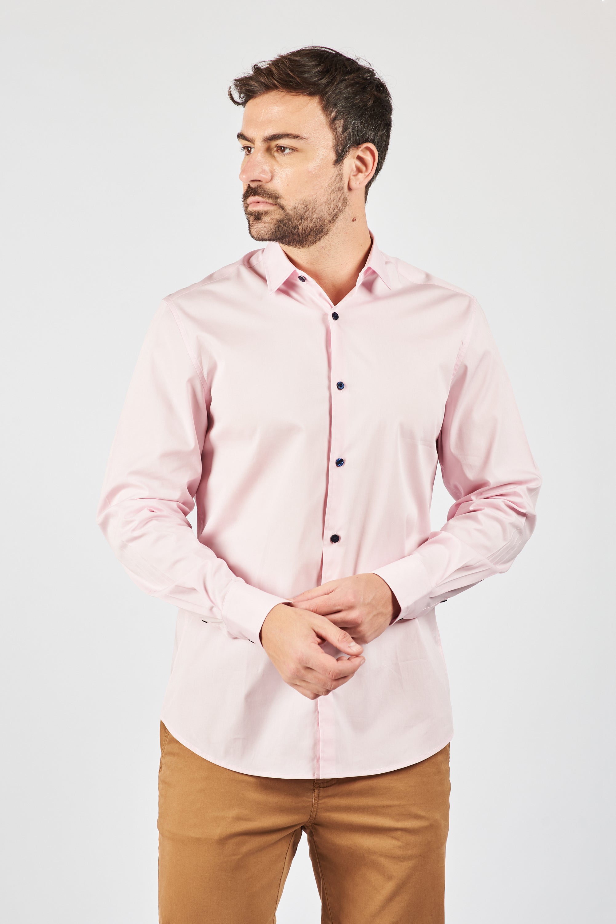 CAMISA MANGA LARGA PRANA LT. PINK