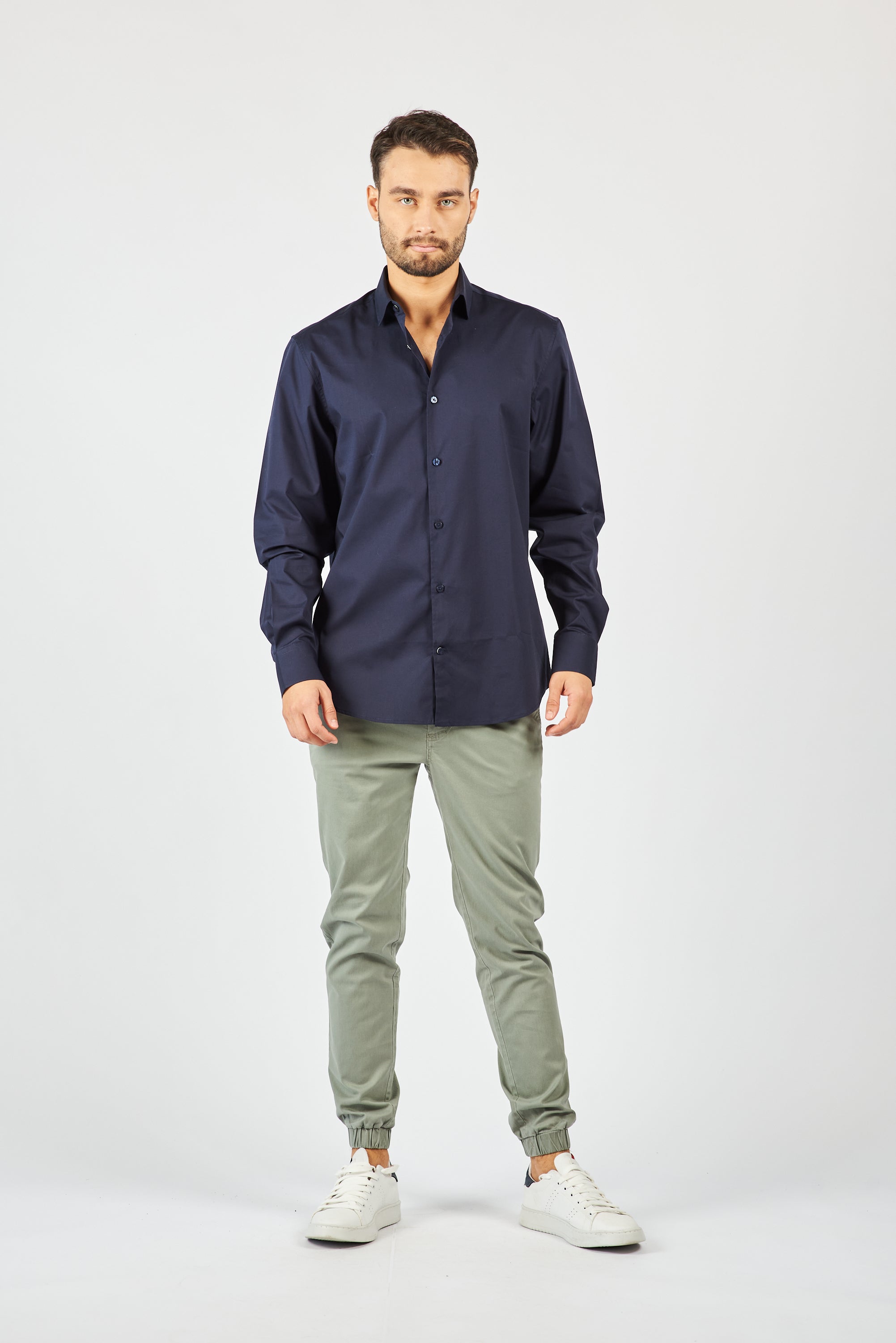 CAMISA MANGA LARGA PRANA NAVY