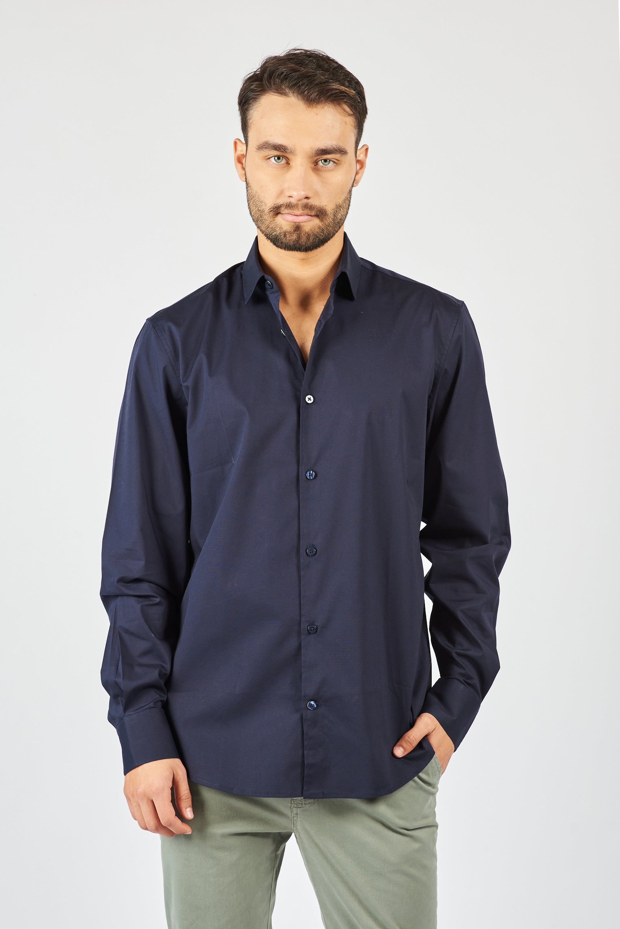 CAMISA MANGA LARGA PRANA NAVY