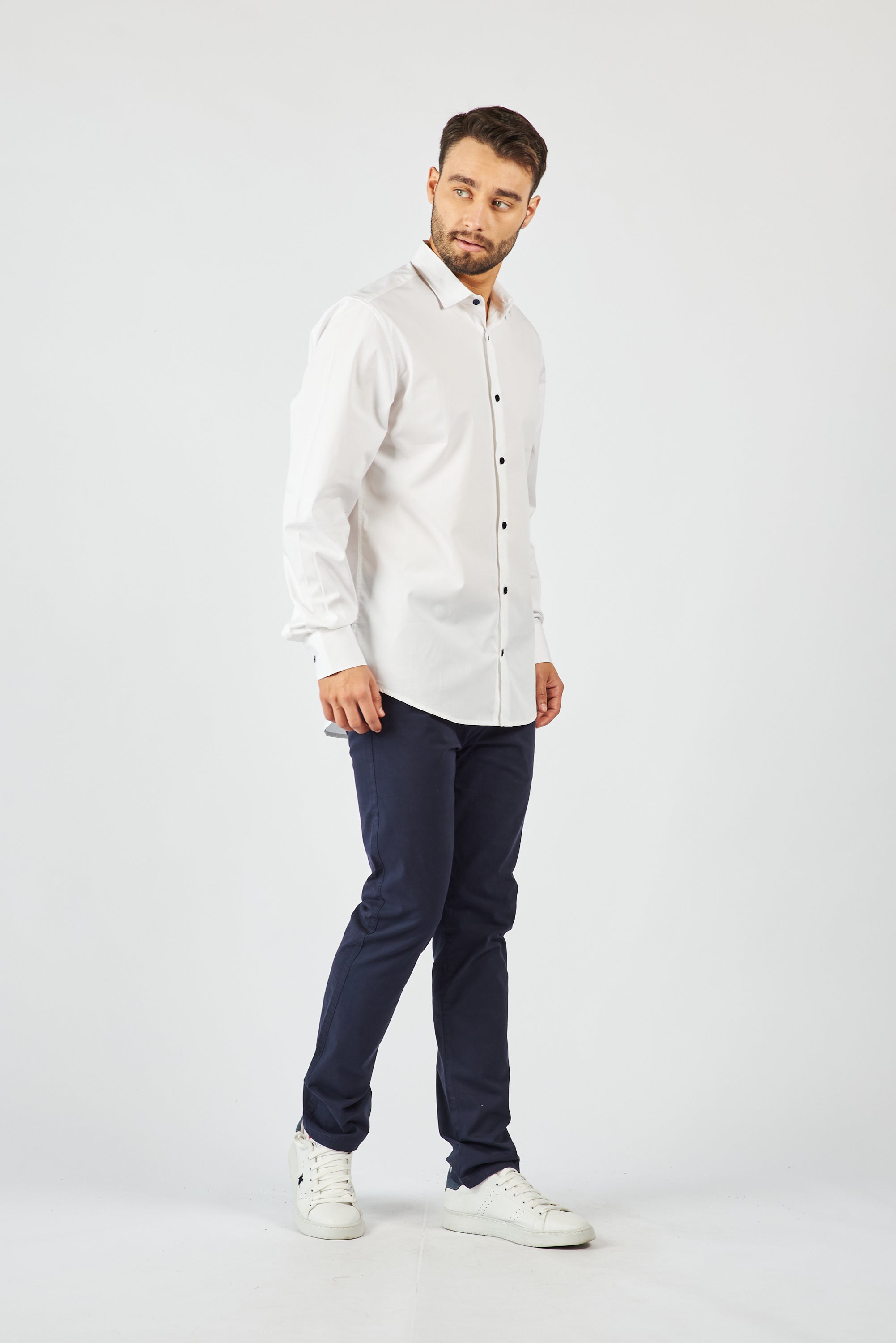 CAMISA MANGA LARGA PRANA WHITE