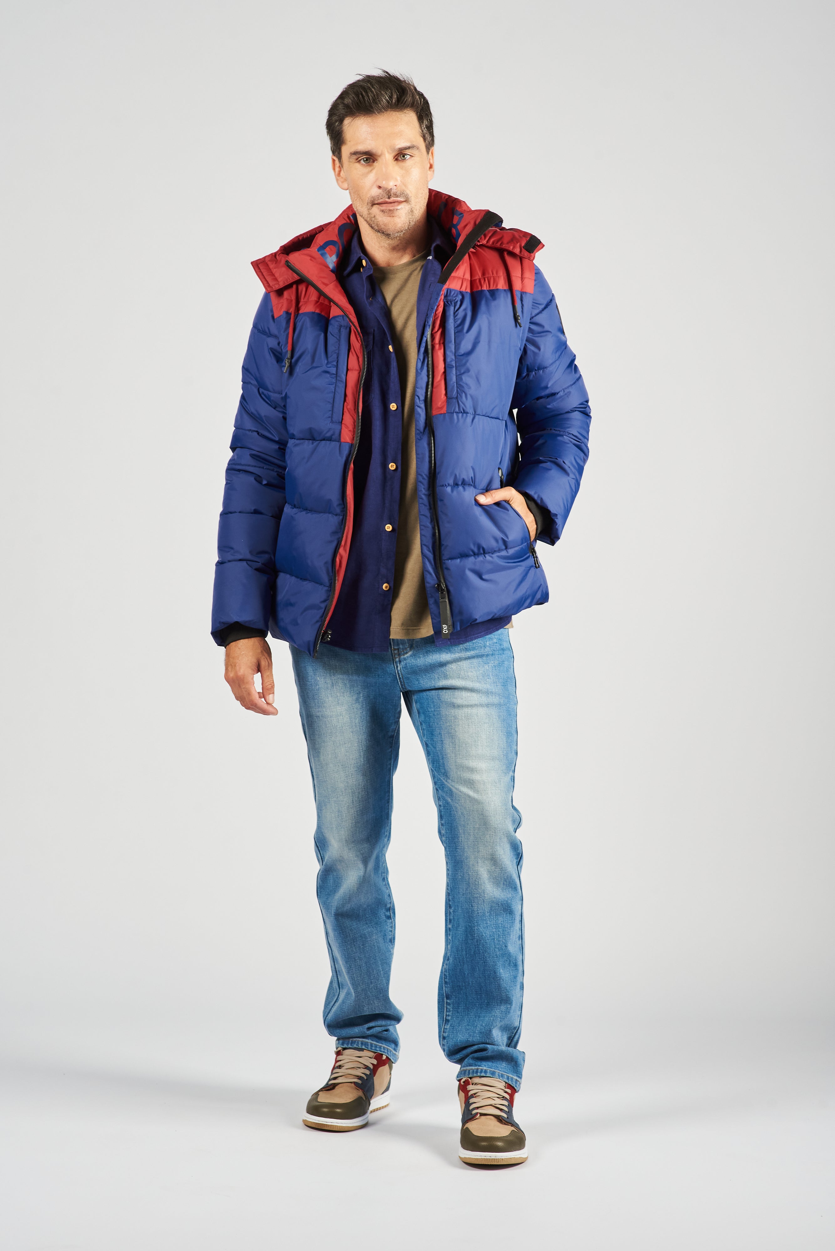 CAMPERA IDOL NAVY/RED