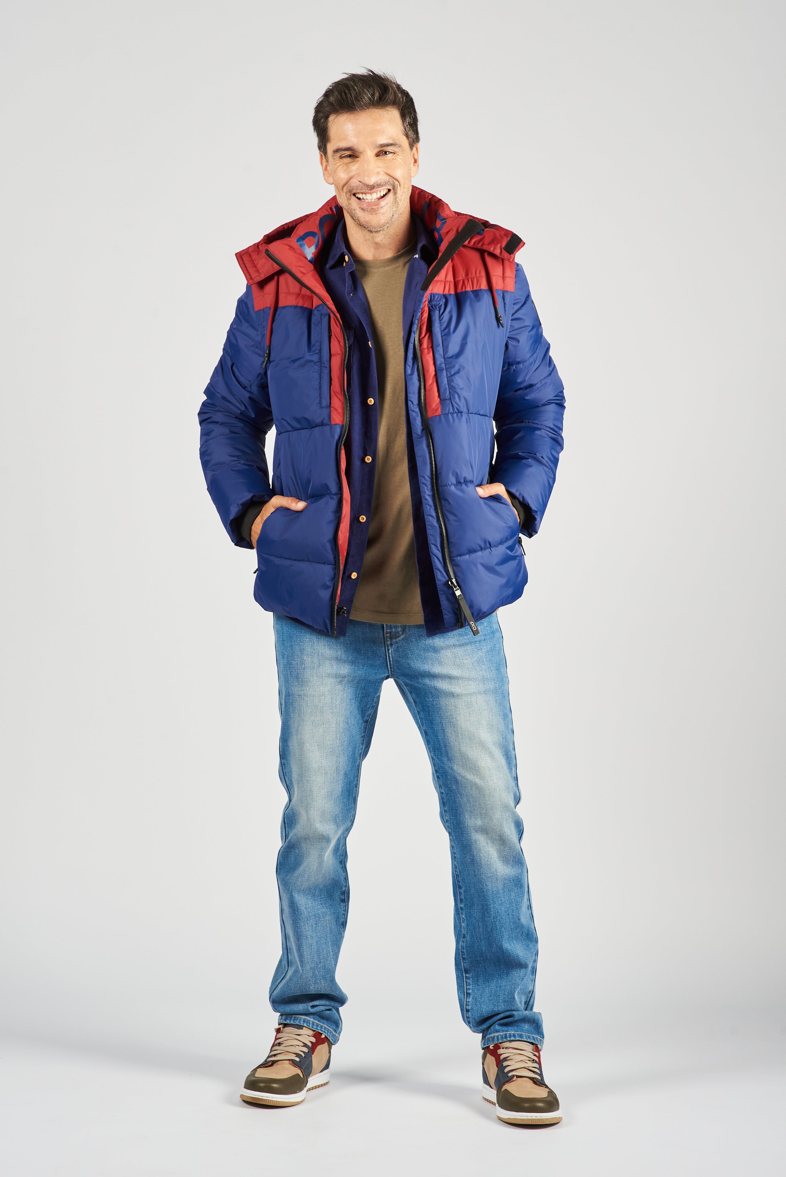 CAMPERA IDOL NAVY/RED