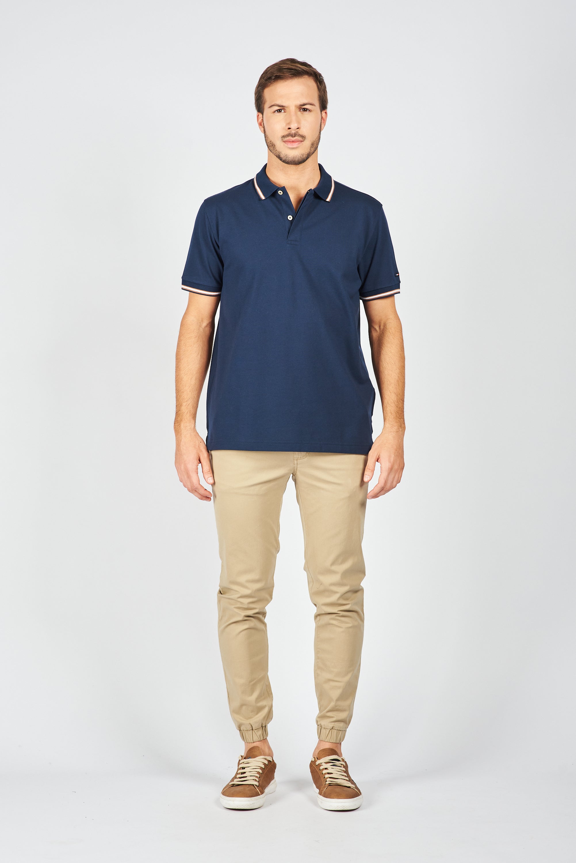 CHOMBA MANGA CORTA TYE NAVY