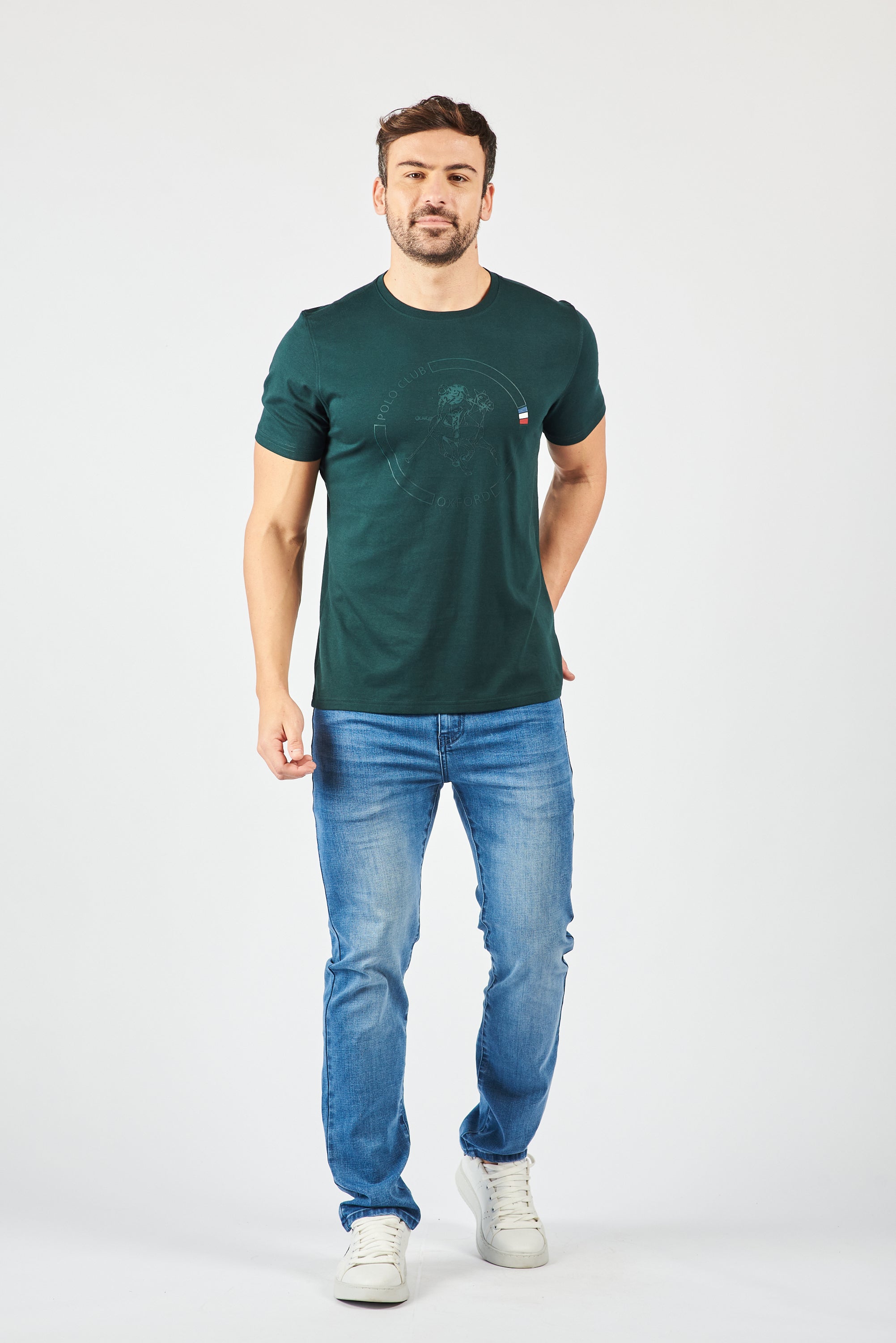 REMERA MANGA CORTA FULLMOON BRITISH GREEN