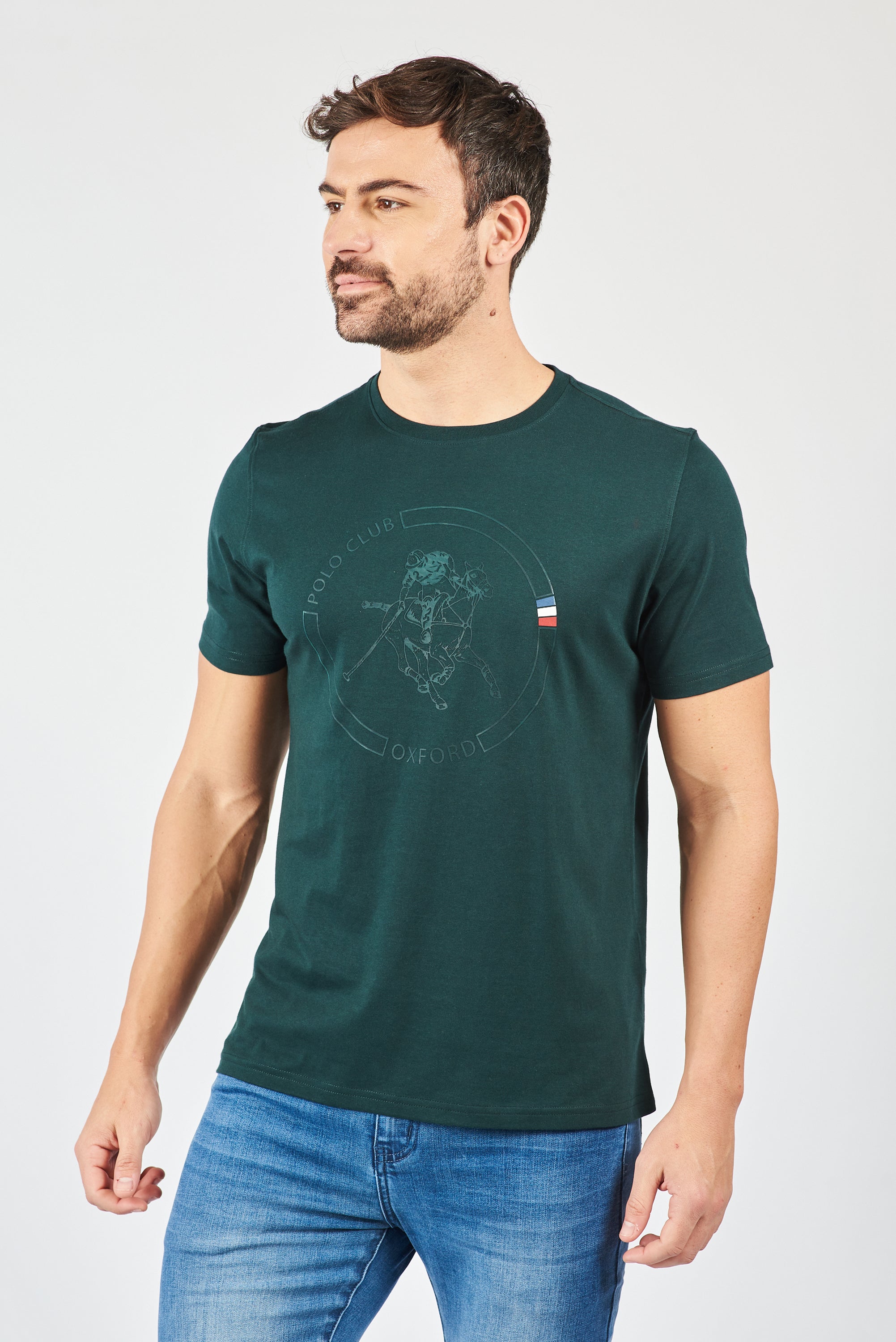 REMERA MANGA CORTA FULLMOON BRITISH GREEN