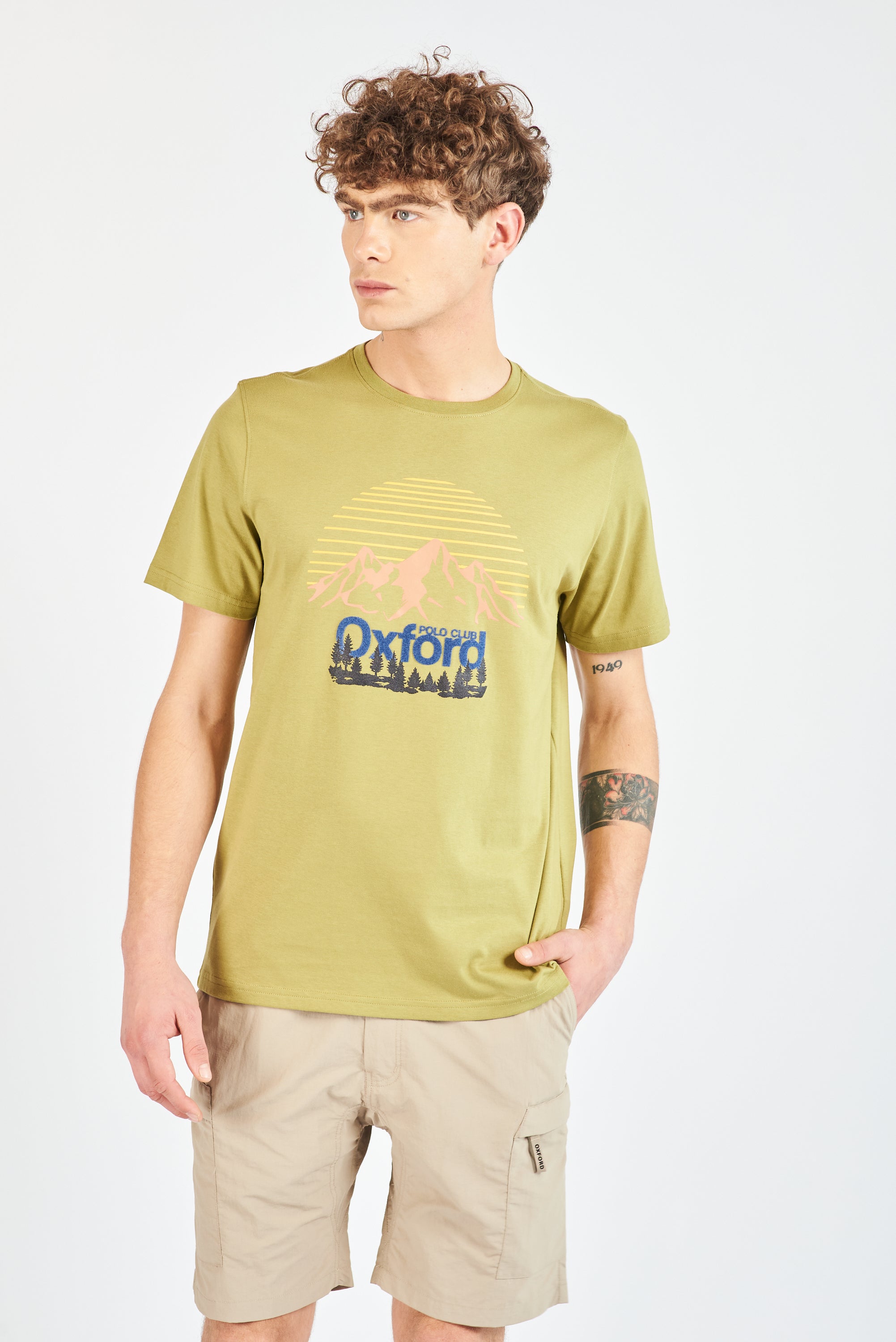 REMERA MANGA CORTA FULLMOON GREEN MOOS