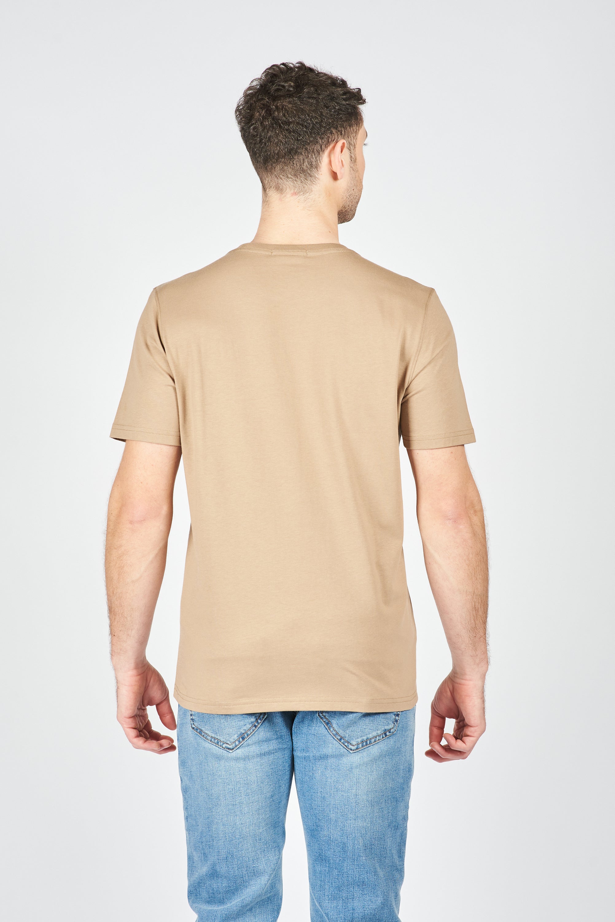 REMERA MANGA CORTA SUNSET BEIGE S4