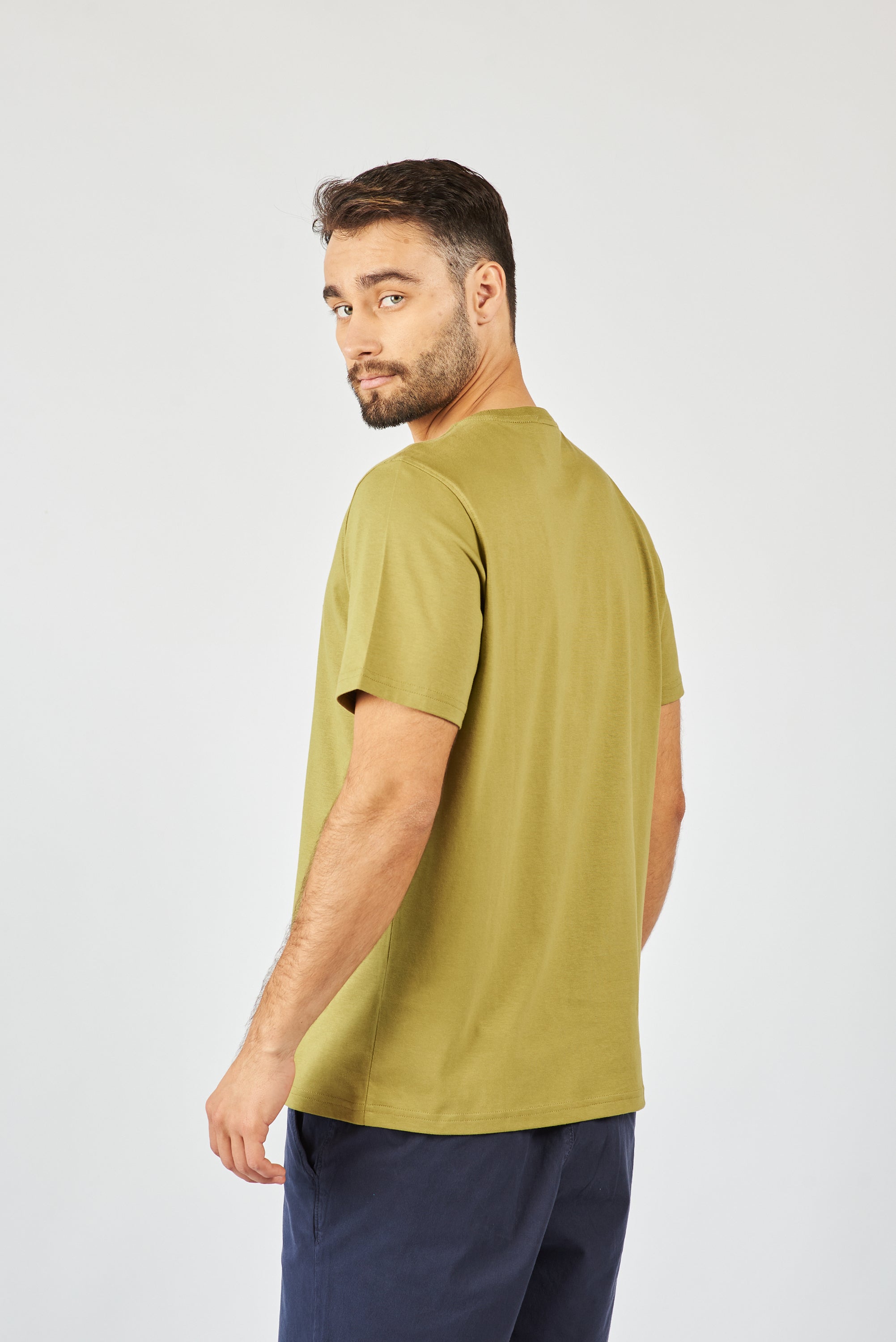 REMERA MANGA CORTA SUNSET GREEN MOOS