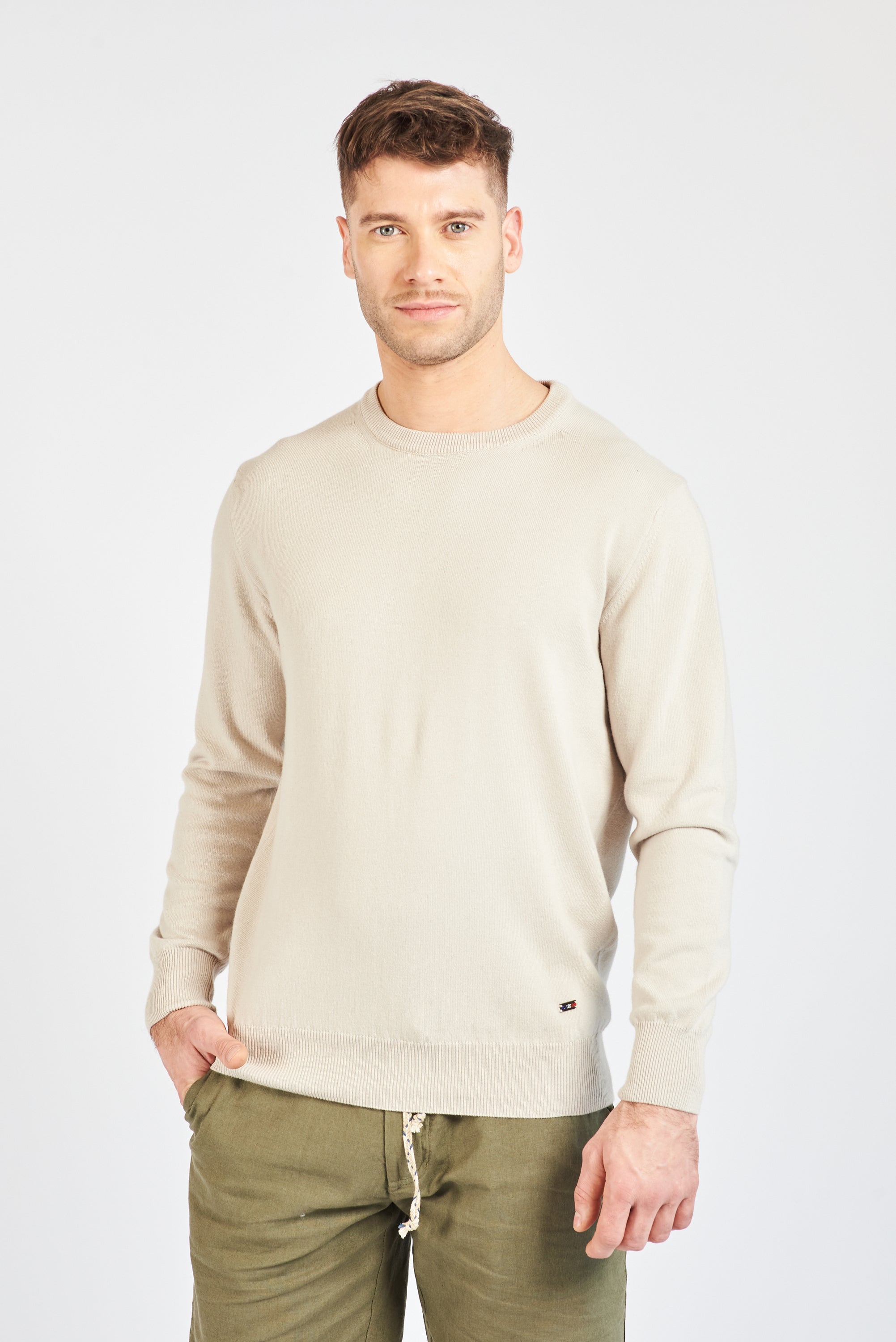 SWEATER BEANNIE BEIGE