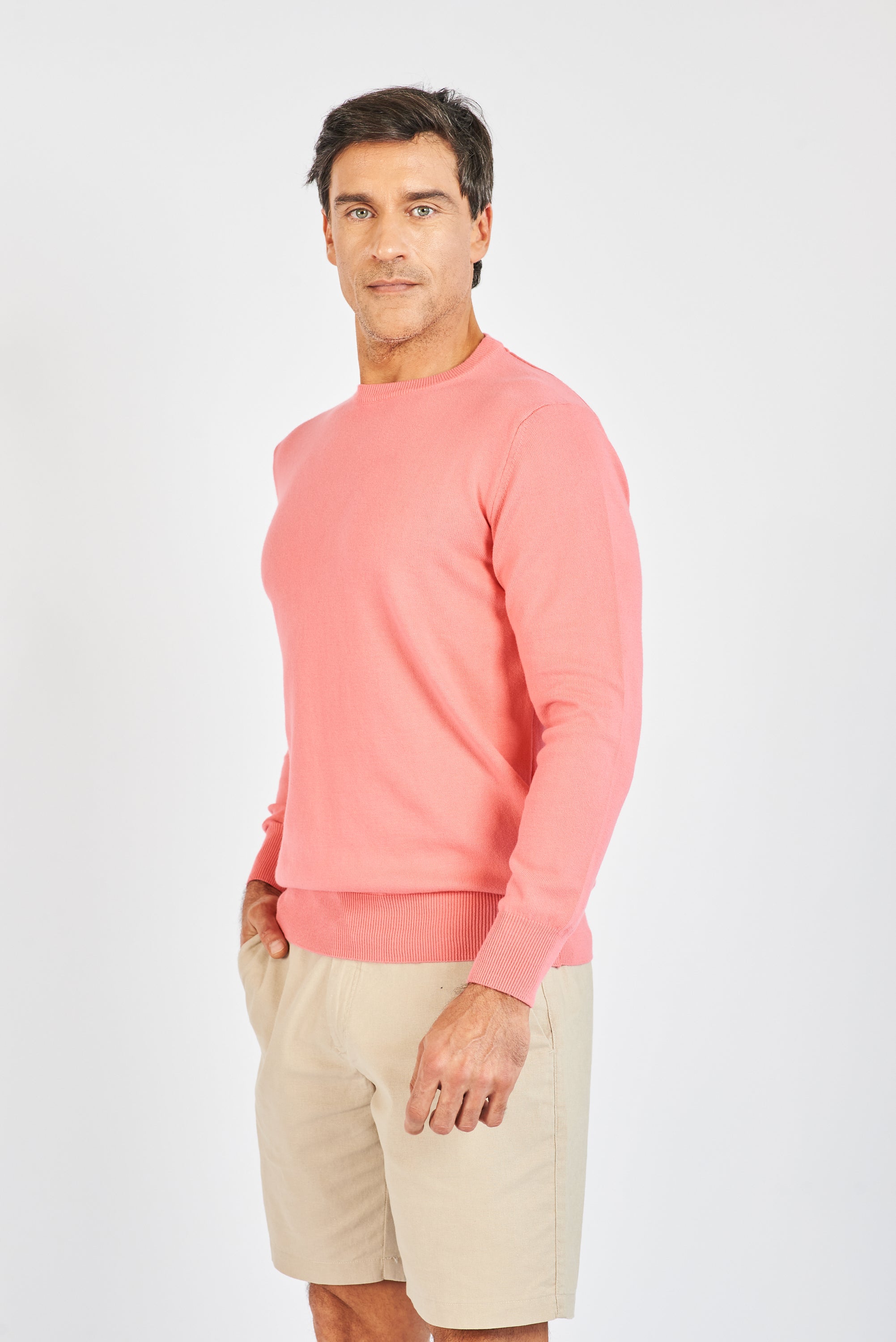 SWEATER BEANNIE CORAL