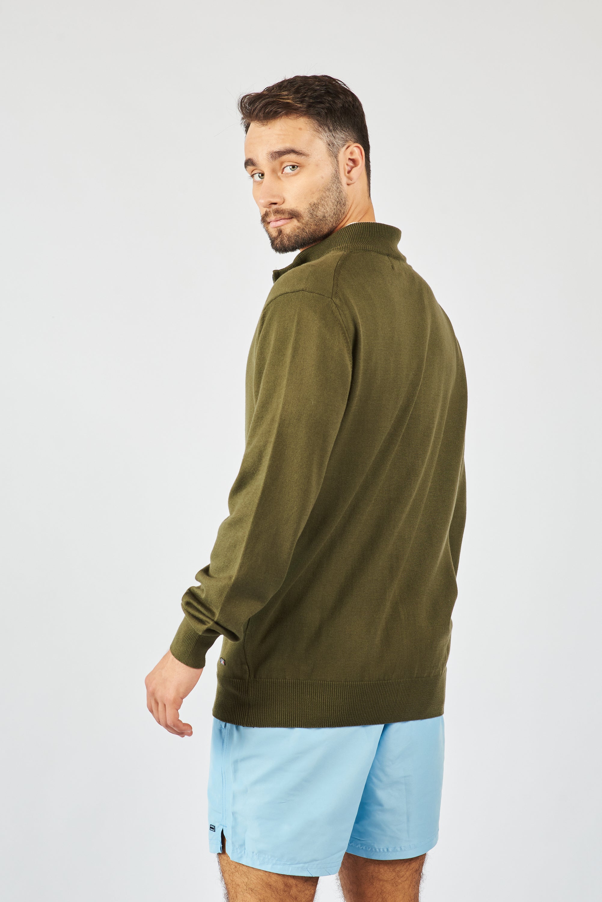 SWEATER HANSEN GREEN MOOS